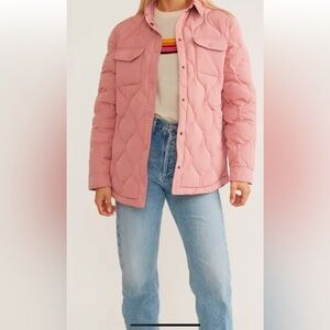 Marine Layer Leslie Quilted Puffer Overshirt